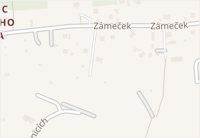 Zámeček v obci Hradec Králové - mapa ulice