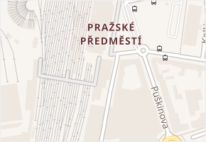 Zamenhofova v obci Hradec Králové - mapa ulice