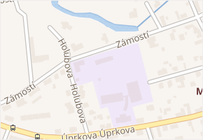 Zámostí v obci Hradec Králové - mapa ulice