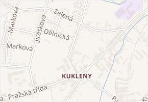 Zdeňka Wirtha v obci Hradec Králové - mapa ulice