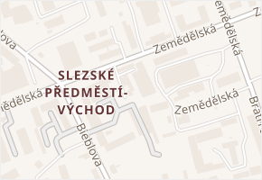 Zemědělská v obci Hradec Králové - mapa ulice