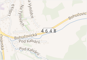 Bohučovická v obci Hradec nad Moravicí - mapa ulice