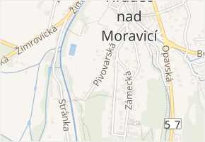 Pivovarská v obci Hradec nad Moravicí - mapa ulice