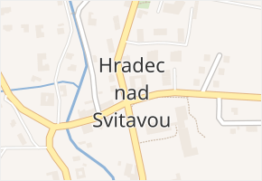 Hradec nad Svitavou v obci Hradec nad Svitavou - mapa části obce