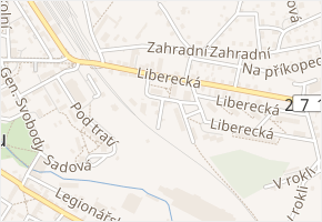Grabštejnská v obci Hrádek nad Nisou - mapa ulice