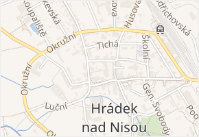 Lékárnická v obci Hrádek nad Nisou - mapa ulice