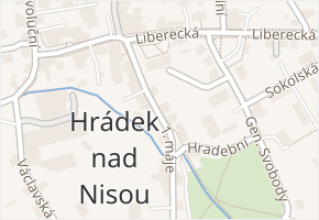 Trnková v obci Hrádek nad Nisou - mapa ulice