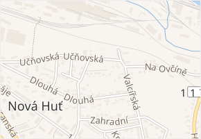 Na svahu v obci Hrádek - mapa ulice