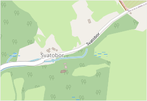 Svatobor v obci Hradiště - mapa ulice