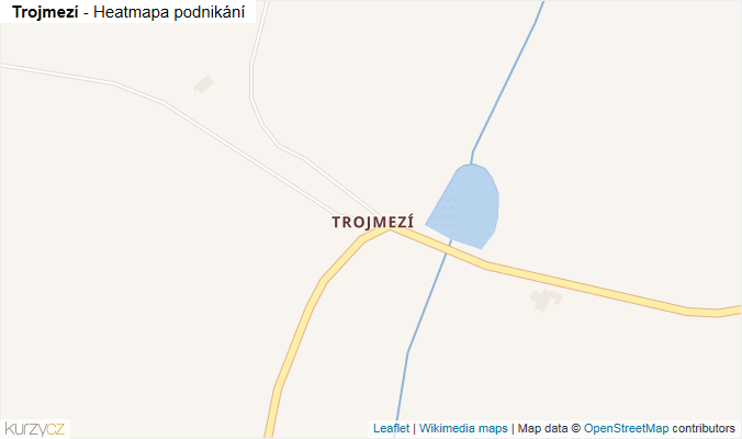 Mapa Trojmezí - Firmy v části obce.