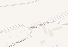 Jungmannova v obci Hranice - mapa ulice