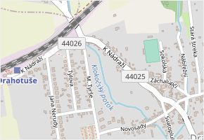 K Nádraží v obci Hranice - mapa ulice