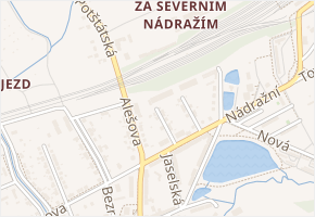 M. Švabinského v obci Hranice - mapa ulice