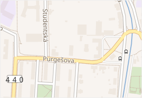 Purgešova v obci Hranice - mapa ulice