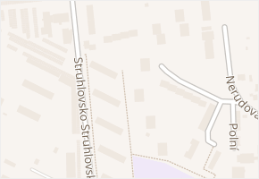 Struhlovsko v obci Hranice - mapa ulice