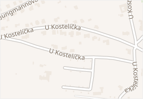 U Kostelíčka v obci Hranice - mapa ulice