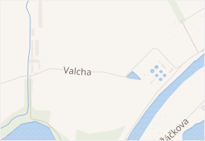 Valcha v obci Hranice - mapa ulice