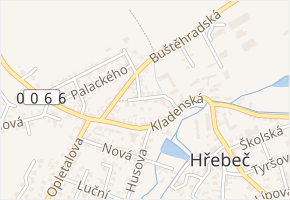 V cihelně v obci Hřebeč - mapa ulice