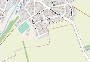 Wolkerova v obci Hřebeč - mapa ulice