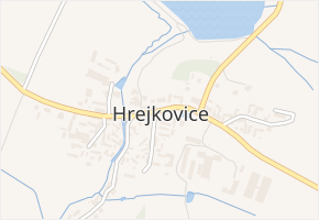 Hrejkovice v obci Hrejkovice - mapa části obce