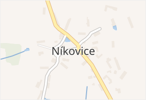 Níkovice v obci Hrejkovice - mapa části obce