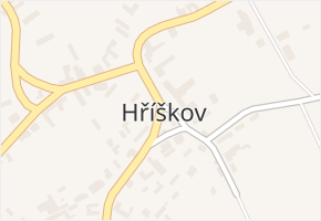 Hříškov v obci Hříškov - mapa části obce