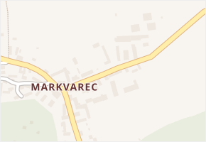 Markvarec v obci Hřivice - mapa části obce