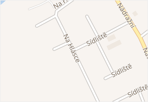 Na Hlásce v obci Hrochův Týnec - mapa ulice