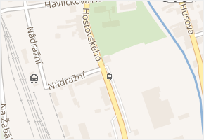 Hostovského v obci Hronov - mapa ulice