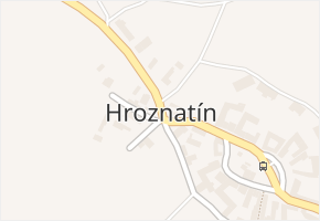 Hroznatín v obci Hroznatín - mapa části obce