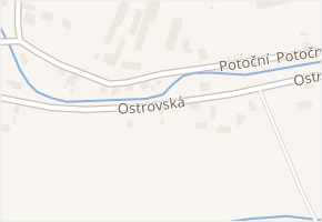 Ostrovská v obci Hroznětín - mapa ulice