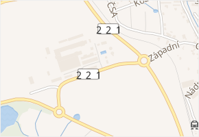 Západní v obci Hroznětín - mapa ulice