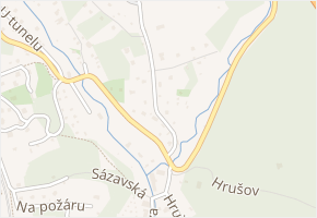 Hrušov v obci Hrusice - mapa ulice