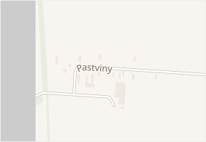 Pastviny v obci Hrušovany nad Jevišovkou - mapa ulice