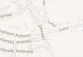 Poštovní v obci Hrušovany nad Jevišovkou - mapa ulice