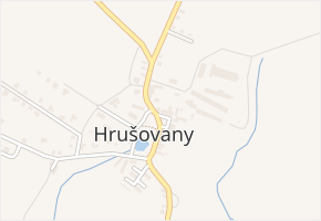 Autopošta Chomutov 1 v obci Hrušovany - mapa ulice