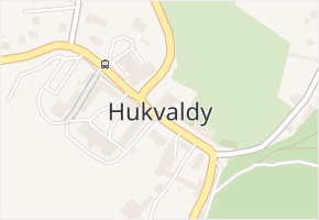 Hukvaldy v obci Hukvaldy - mapa části obce