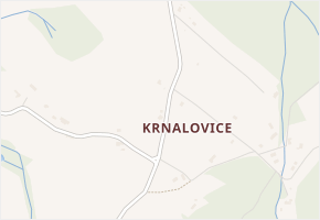 Krnalovice v obci Hukvaldy - mapa části obce