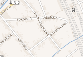 Hviezdoslavova v obci Hulín - mapa ulice