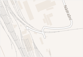 Nádražní v obci Hulín - mapa ulice