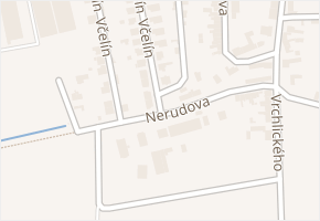 Nerudova v obci Hulín - mapa ulice