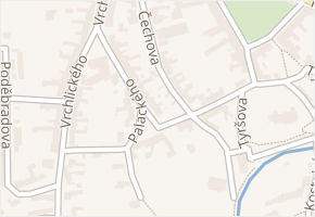 Palackého v obci Hulín - mapa ulice