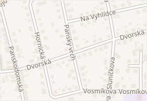 Dvorská v obci Humpolec - mapa ulice