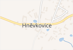 Hněvkovice v obci Humpolec - mapa části obce