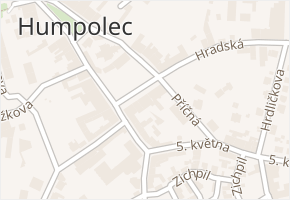 Horní náměstí v obci Humpolec - mapa ulice
