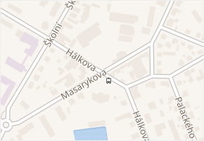 Masarykova v obci Humpolec - mapa ulice