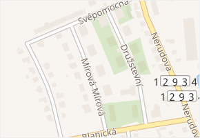 Mírová v obci Humpolec - mapa ulice