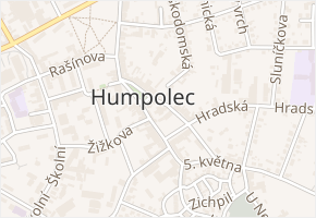 Na Stupníku v obci Humpolec - mapa ulice
