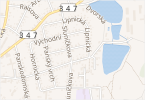 Na Vyhlídce v obci Humpolec - mapa ulice