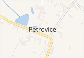 Petrovice v obci Humpolec - mapa části obce